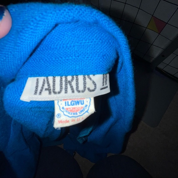 Vintage one piece dress romper blue size 12 - Picture 6 of 16